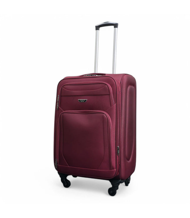 Nagoya Medium Soft Shell Suitcase in Wine