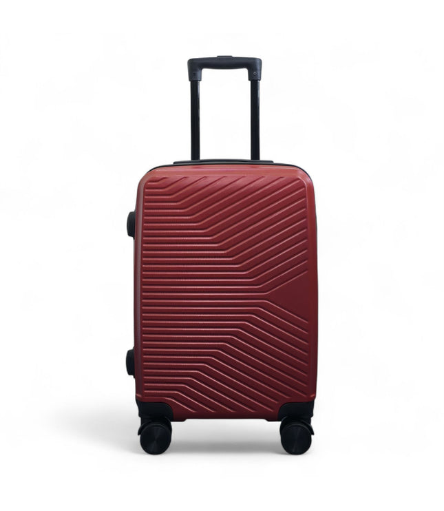 Junee Cabin Hard Shell Suitcase in Red