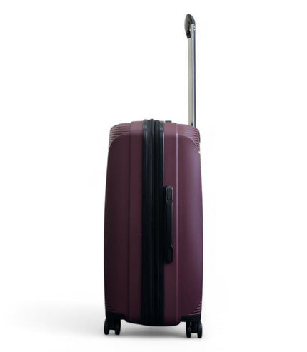 Abiko Medium Hard Shell Suitcase in Burgundy