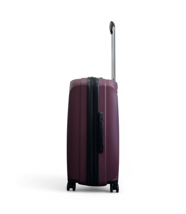 Abiko Medium Hard Shell Suitcase in Burgundy