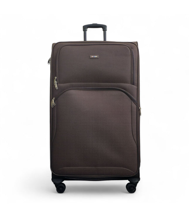 Gosford X-Large Soft Shell Suitcase in Brown