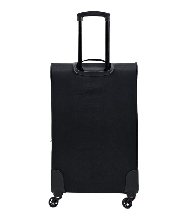Ashford Medium Soft Shell Suitcase in Black