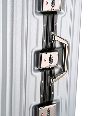 Airdrie Set of 3 Hard Shell Suitcase in Silver