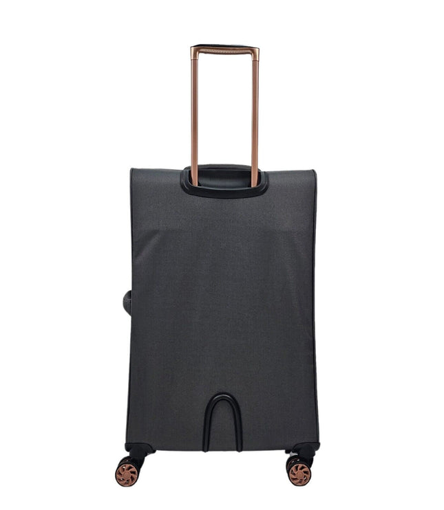 Bexley Medium Soft Shell Suitcase in Grey