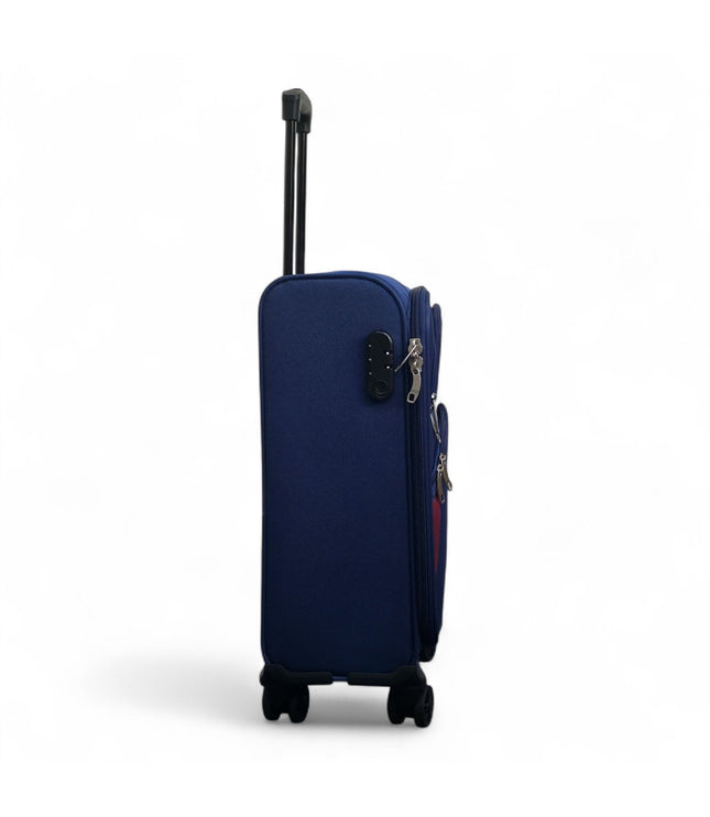 Gosford Cabin Soft Shell Suitcase in Navy Blue