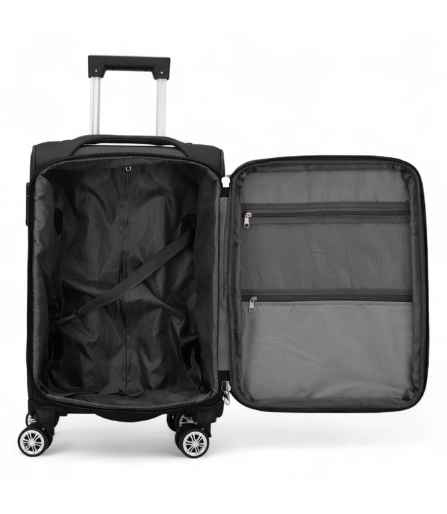 Delta Cabin Hard Shell Suitcase in Black