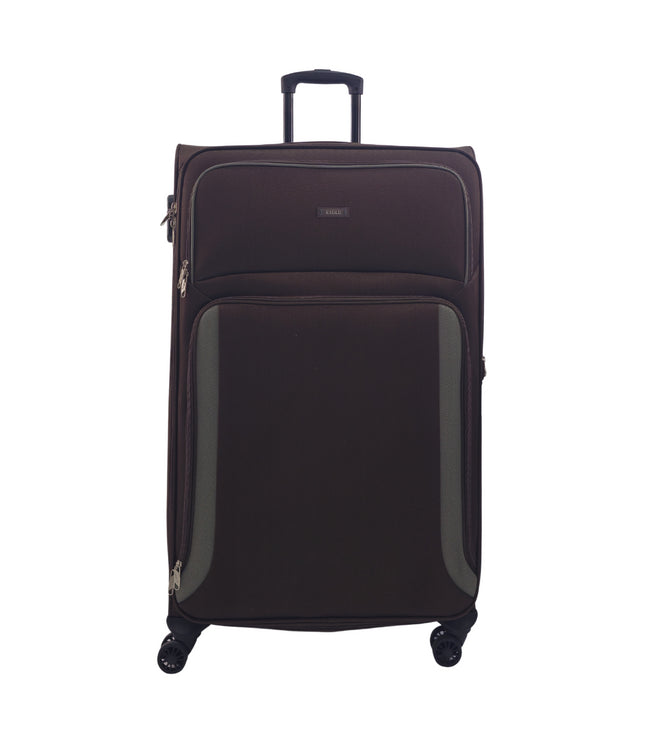 Arundel Extra Large Soft Shell Suitcase in Brown