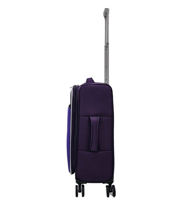 Beverley Cabin Soft Shell Suitcase in Purple