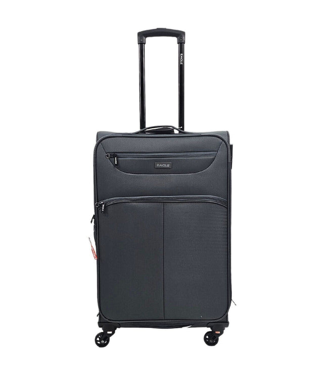 Ashford Medium Soft Shell Suitcase in Grey