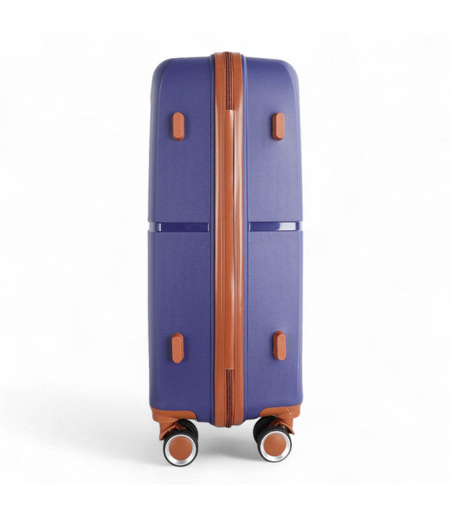 Corowa Large Hard Shell Suitcase in Teal Blue
