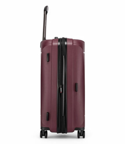 Abiko Large Hard Shell Suitcase in Burgundy