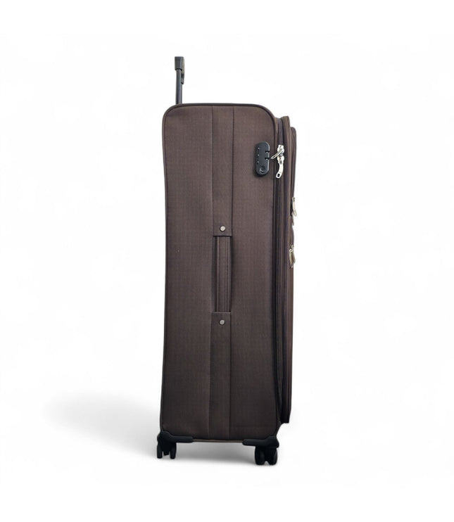 Gosford X-Large Soft Shell Suitcase in Brown