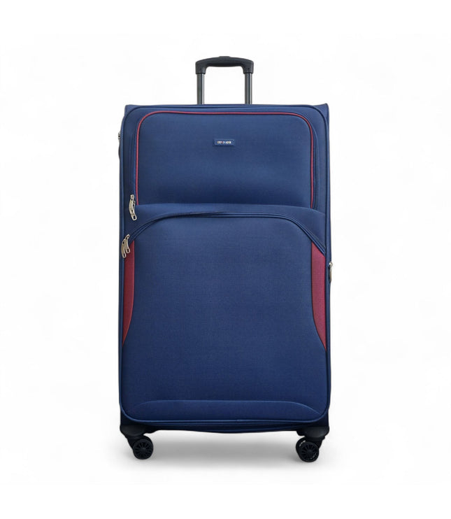 Gosford X-Large Soft Shell Suitcase in Navy Blue