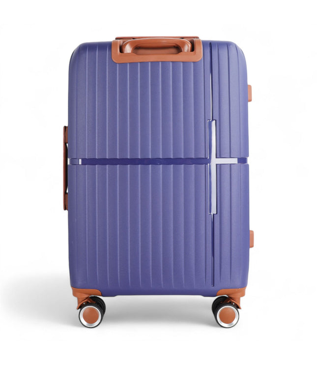 Corowa Large Hard Shell Suitcase in Teal Blue