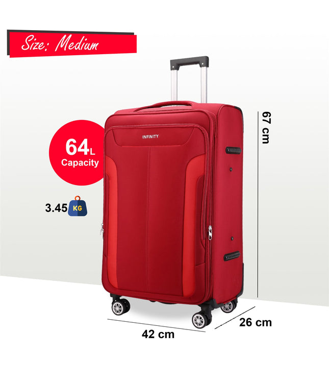 Delta Medium Hard Shell Suitcase in Navy