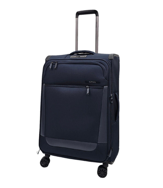 Bourne Medium Soft Shell Suitcase in Navy