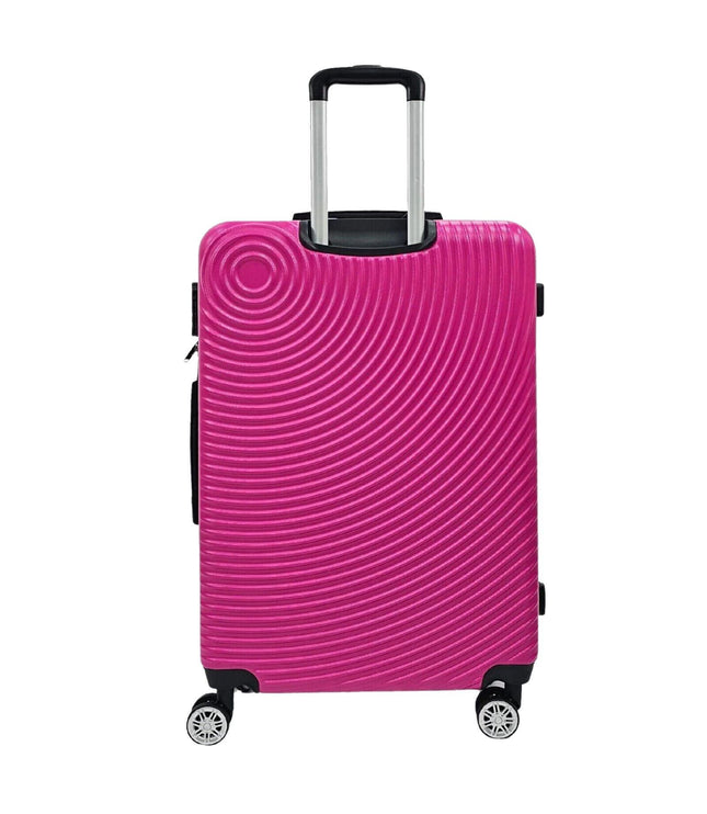 Chorley Extra Large Hard Shell Suitcase in Fuschia
