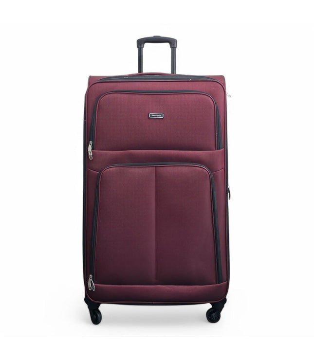 Tahara X-Large Soft Shell Suitcase in Wine