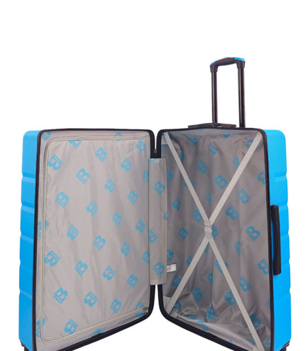 Cotgrave Large Soft Shell Suitcase in Blue