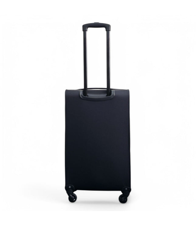Tahara Medium Soft Shell Suitcase in Black