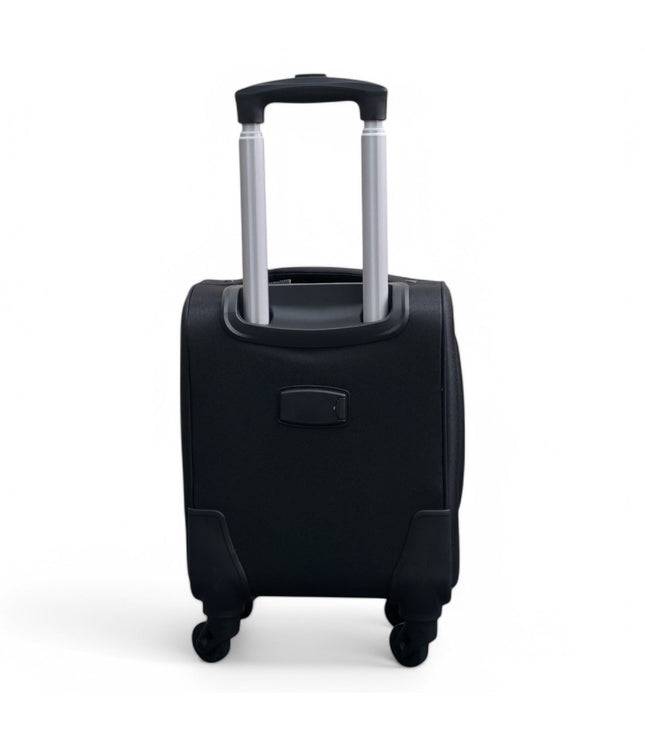 Nagoya Unserseat Soft Shell Suitcase in Black