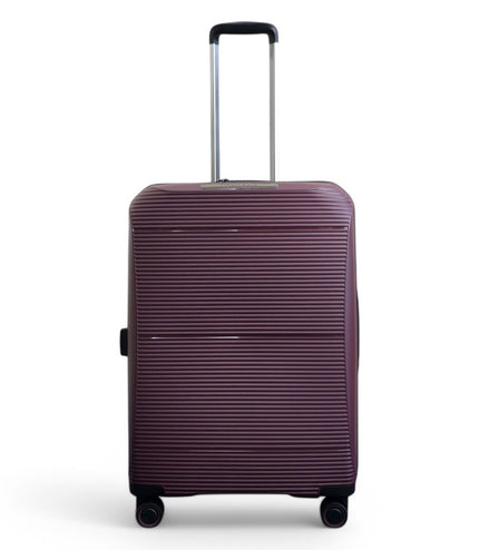 Abiko Medium Hard Shell Suitcase in Burgundy