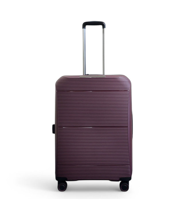 Abiko Medium Hard Shell Suitcase in Burgundy