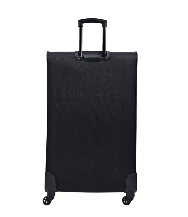 Ashford Extra Large Soft Shell Suitcase in Black