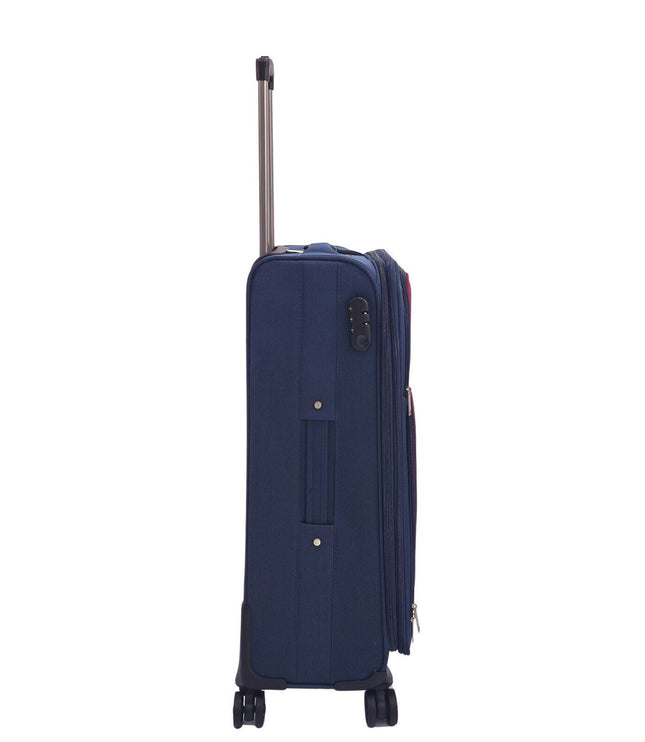 Andover Medium Soft Shell Suitcase in Navy