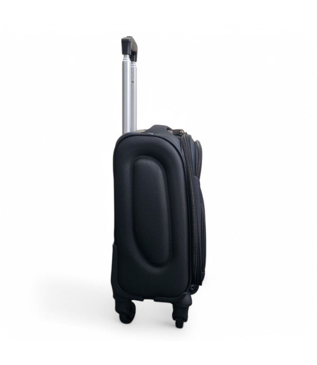 Nagoya Unserseat Soft Shell Suitcase in Black