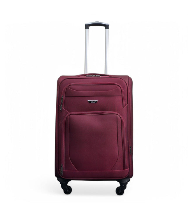 Nagoya Medium Soft Shell Suitcase in Wine