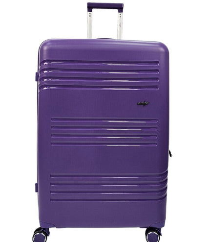 Camborne Large Hard Shell Suitcase in Purple