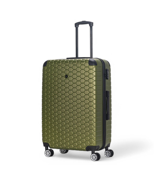 Noda Large Hard Shell Suitcase in Green