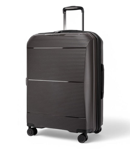 Abiko Large Hard Shell Suitcase in Grey
