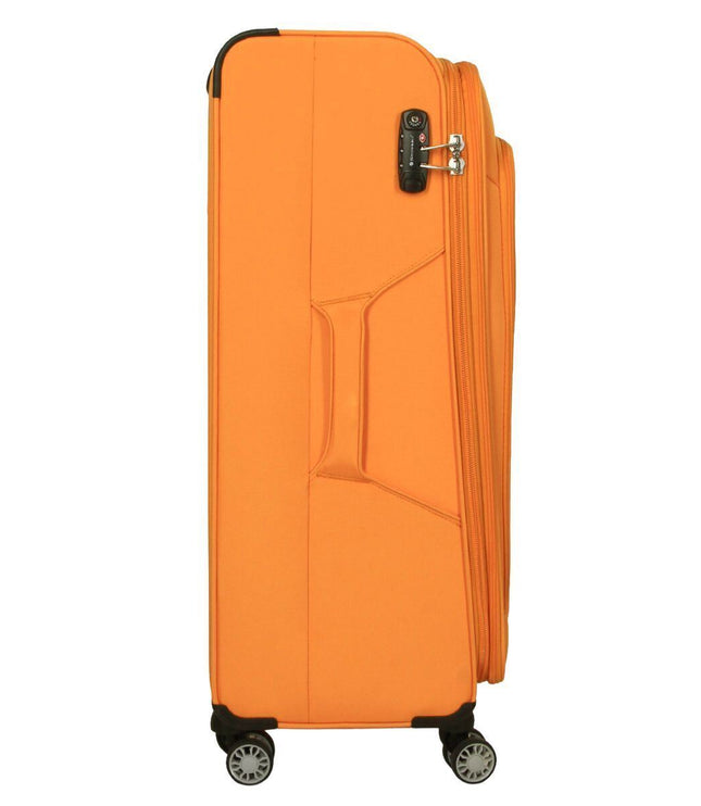 Cockermouth Large Soft Shell Suitcase in Yellow