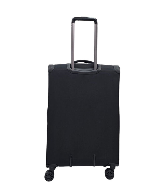 Bourne Medium Soft Shell Suitcase in Black