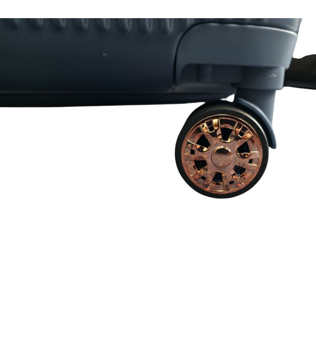 Cowra Medium Hard Shell Suitcase in Navy Blue