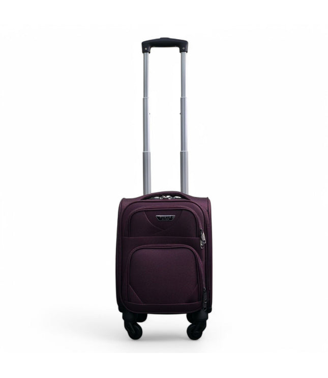Nagoya Unserseat Soft Shell Suitcase in Purple
