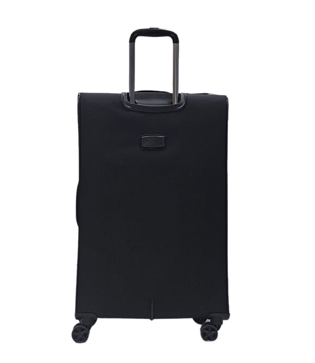 Corby Large Soft Shell Suitcase in Black