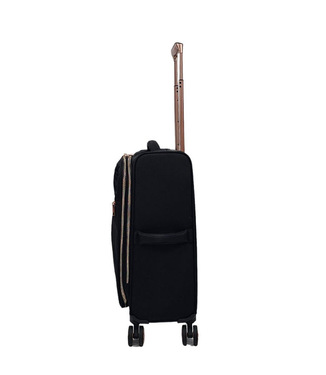 Bexley Cabin Soft Shell Suitcase in Black
