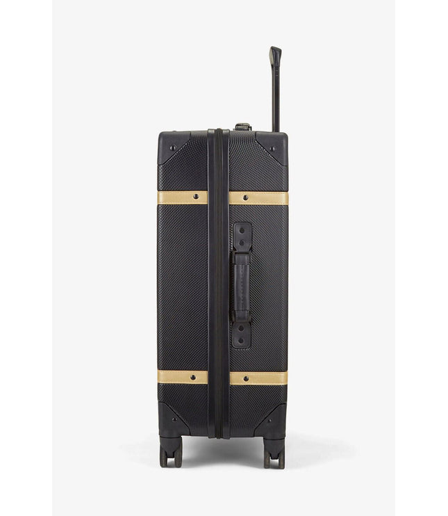 Alston Medium Hard Shell Suitcase in Black Gold