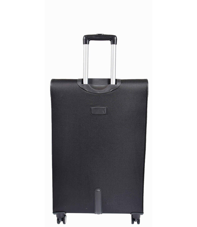 Clevedon Large Soft Shell Suitcase in Black