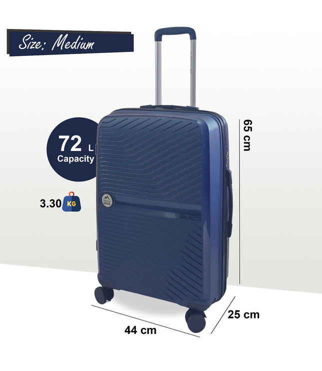 Acton Medium Hard Shell Suitcase in Navy
