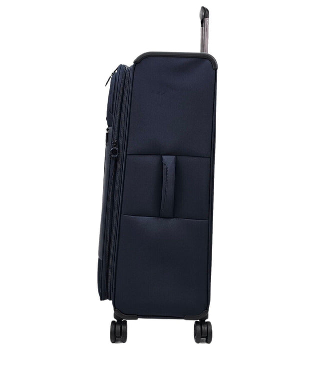 Bourne Large Soft Shell Suitcase in Navy