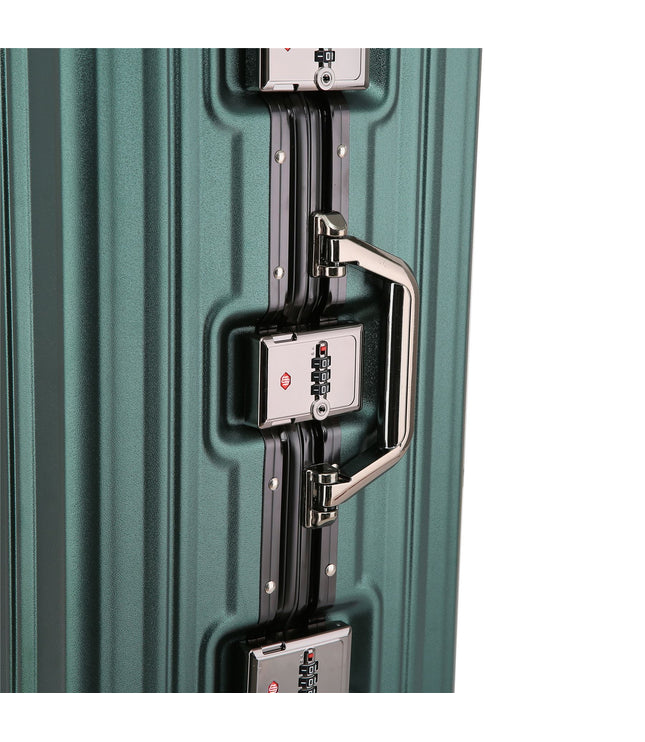 Airdrie Set of 3 Hard Shell Suitcase in Green