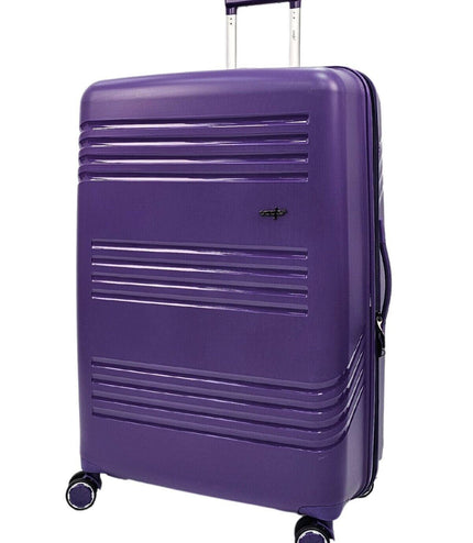 Camborne Large Hard Shell Suitcase in Purple