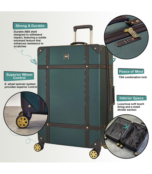 Alston Cabin Hard Shell Suitcase in Green