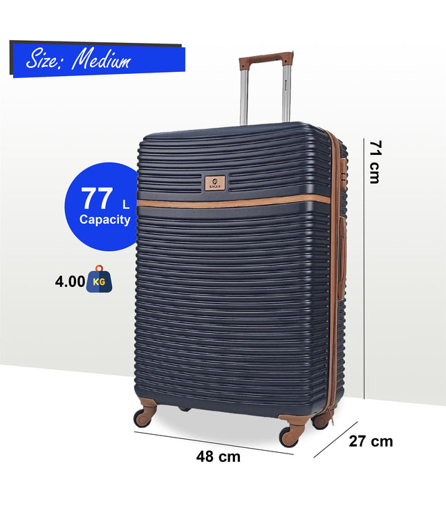 Caistor Medium Hard Shell Suitcase in Navy