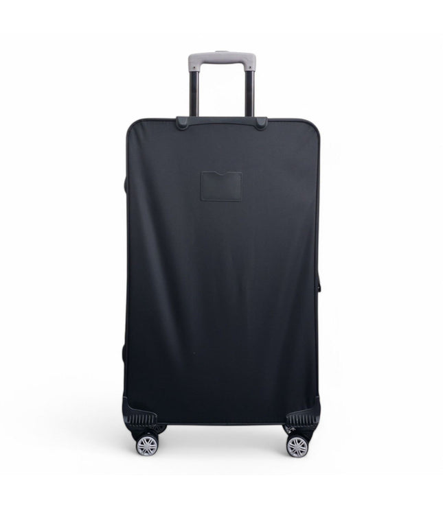 Handa Large Soft Shell Suitcase in Black