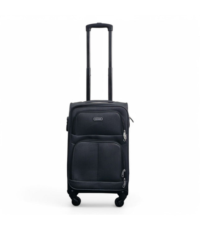 Tahara Cabin Soft Shell Suitcase in Grey